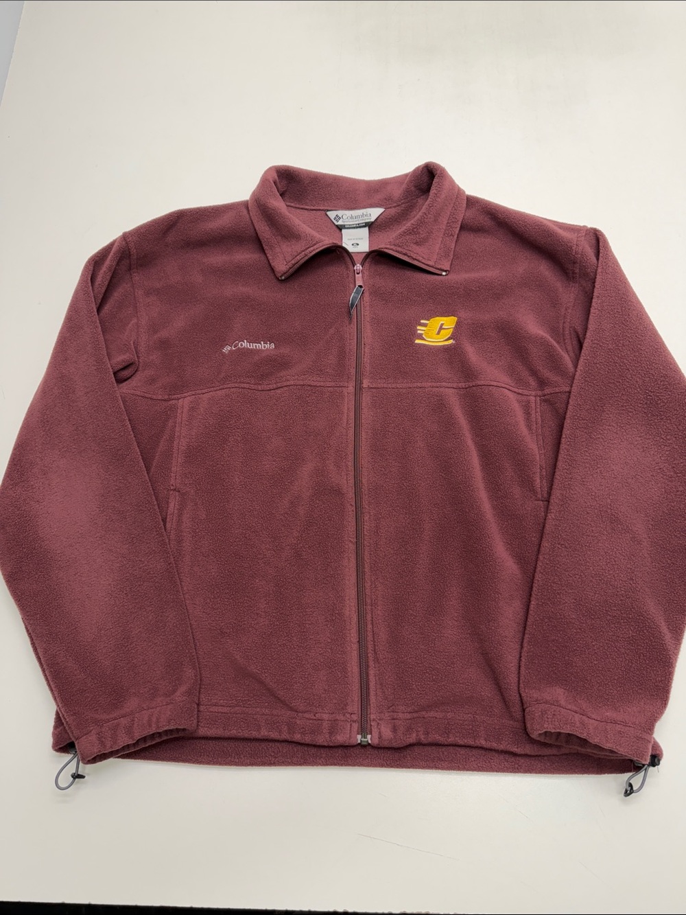 CENTRAL MICHIGAN UNIVERSITY Men’s XL COLUMBIA Fleece Jacket